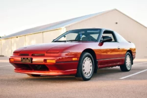 Nissan S13 in red
